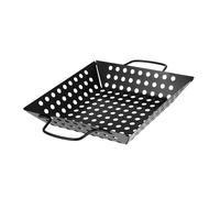 Gadpiparty Piastra Barbecue Antiaderente Quadrata con Filtro Olio e Manici Resistenti al Calore per Grigliate all Aperto Padella per Carne e Verdure per Riunioni Familiari e Amici