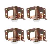 Gadpiparty Piedini di Livellamento Regolabili per Mobili e Tavoli Cuscinetti Antiribaltamento, Set da 4 Pezzi per Armadi, Frigoriferi e Banchi da Lavoro, Installazione Laterale per Pavimenti