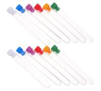 Gadpiparty Porta Aghi da Cucito 60 Pezzi Astuccio in Plastica Trasparente Scatola Porta Aghi per Lavori Artigianali Chiusura a Vite Contenitore Portatile per Organizzare e Colore Casuale