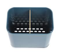 Gadpiparty Porta Bacchette in PP a Doppia Griglia Vassoio di Drenaggio | Separazione Umido e Secco, per Lavello e Bagno, Forma Semplice, Adatto anche Pennelli e Cancelleria