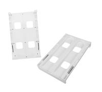 Gadpiparty Porta Lattine Per Bibite A Doppia Per Frigorifero Accessorio Da 2 Pezzi Organizer Compatto Per Bevande Per Conservare Birra E Altre Bevande in Frigorifero.