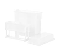 Gadpiparty Porta Vetrini Bianco Supporto per Colorazione e Conservazione di Vetrini in Plastica 24 Slot per Microscopio per Laboratorio e Ricerca Scientifica