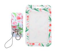 Gadpiparty Portacarte Con Cordino Staccabile Custodia Per Identità e Badge Design e Sicuro Per Lavoro e Scuola Compatibile Con Carte Abbonamenti