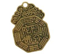 Gadpiparty Portachiavi Antico con Pendente Decorativo Charm Fengshui per Decorazioni e Fai da Te Portachiavi Fortunato e Leggero per Casa e Regali