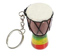 Gadpiparty Portachiavi Djembe Portachiavi Dello Zaino Arredamento Per Mini Strumenti a Percussione Ciondolo Da Borsetta Portachiavi Con Ciondoli Per Strumenti Ciondolo Borsa Manuale Viaggiare