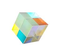 Gadpiparty Prisma Ottico Per Dispersione Della Luce Cubo Decorativo Per Insegnamento e Decorazione Casa Strumento Di Scoperta e Curiosità
