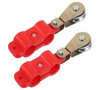 Gadpiparty Puleggia per Cavi in Metallo Cuscinetto a Sfera, 2 Pezzi, Carrucola per Sollevamento Pesi 4-8 Mm, Pulegge Meccaniche Resistenti per Uso Industriale e Movimentazione Materiali