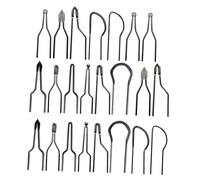 Gadpiparty Punte Pirografo Alta Impedenza in Nichel Ricambi Resistenti per Macchina Pirografia Varie Forme per Disegno Dettagliato e Linee Uniformi Accessori Professionali per Bruciatura