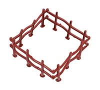 Gadpiparty Recinzione Decorativa Fai da Te in PP 10 CM Set 50 Pezzi Fibbie Laterali Mini Pannelli per Decorazione Esterna di Spazi Verdi Aiuole e Scenari di Gioco per