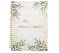 Gadpiparty Registro Assegni 1 Libro Tracker Saldo Libretto Assegni Organizzatore Spese Valuta Quaderno Budget Personale per Gestione Finanziaria Ufficio e Uso Personale