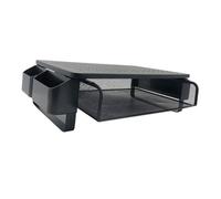 Gadpiparty Ripiano Rialzato per Schermo Supporto per Monitor Ripiano per Computer Portatile Cassetto Pannello in Rete per Altezza