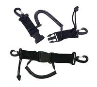 Gadpiparty Rope Di Sicurezza Per Fotocamera Subacquea Corda Di Collegamento Elastica Antiruggine Accessorio Resistente e Leggero Per Attrezzature Subacquee Nero