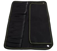 Gadpiparty Rotolo Porta Attrezzi per Moto Nero 600d Oxford Tasche Multiple | Design Arrotolabile e Appendibile, Struttura Rinforzata, Compatto quando Chiuso, per Officina e Viaggi Lunghi