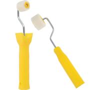 Gadpiparty Rullo per Pittura Mini in Acciaio Zincato e Plastica Pp, Set 1 Pezzo, Pennello Piccolo per Vernice, Strumenti per Tinteggiare Casa e Dettagli Precisi