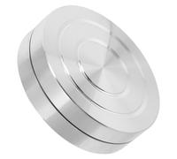 Gadpiparty Ruota per Tornio in Lega di Alluminio Argento Rotazione Stabile e Funzionamento Manuale, Supporto Elegante per Scultura e Modellazione Dell'argilla