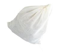 Gadpiparty Sacchetto Frutta Riutilizzabile a Rete Extra Grande Coulisse | Nylon Chinlon Bianco, Maglia Fine Filtrante, per Cucina, Ristorazione e Preparazioni Alimentari