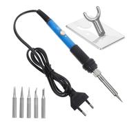 Gadpiparty Saldatore Elettrico Regolabile con Punte Versatili Riscaldamento Rapido e Design Resistente Kit Portatile per Elettronica e Lavori di Saldatura Professionale