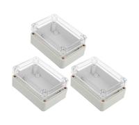 Gadpiparty Scatola Elettrica e Struttura Modulare Espandibile in ABS 3 Pezzi con Coperchio a Cerniera da Esterno per Moduli di Sicurezza e Allarmi