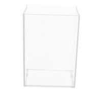 Gadpiparty Scatola Portapenne Portamatite Da Scrivania Organizzatore Di Matite Organizzatore Di Vanità Organizer Per La Conservazione Dei Marcatori Vaso Rettangolare Acrilico Transparent