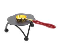 Gadpiparty Sciogli Sigilli Di Cera Con Fornello Per Cera Set Di Utensili Con Cucchiaio Pratico Scalda-sigillo Per Fusa Fornello Per Fusione Lacca Riutilizzabile