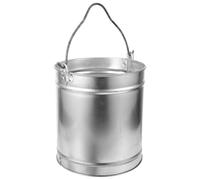 Gadpiparty Secchio per Trasferimento Argento Grande per Capacità a Cenere e Ferro Pala Carbone, Resistente da Adatto Stufa e Barbecue Giardino