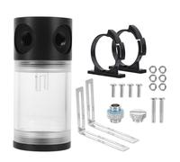 Gadpiparty Serbatoio Raffreddamento Acqua Cilindrico Trasparente con Tappo e Anello Sicuri Compatibile con Impianto Raffreddamento Liquido CPU