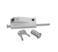 Gadpiparty Serratura Scorrevole per Porta in Chiusura Automatica con Molla Integrata Porte in Alluminio Resistente con Perno Facile Installazione per Spazi Pubblici e Uffici