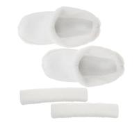 Gadpiparty Set 1 Paio Fodere Peluche Interne per Scarpe Invernali, Calde e Confortevoli, Facili da Indossare e Rimuovere, Colore Bianco, Taglia 28-29, per Pantofole e Scarpe