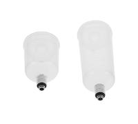 Gadpiparty Set 2 Flaconi Ricaricabili per Aerografo Contenitore per Vernice Diviso Mini Tazza per Pittura Modelli e Decorazione Torte Leggera e Portatile