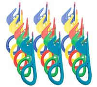 Gadpiparty Set 20 Pezzi Tagliaintestino di Pollame Portatile, Forbici da Cucina Multifunzionali in Acciaio, Utensili Cucina per Famiglie e Ristoranti, Strumento Compatto per Colore Casuale