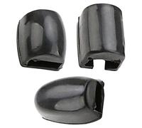 Gadpiparty Set 3 Pezzi Risers per Tasti Laterali Sassofono in Silicone Nero, Accessori Protettivi per Sassofono, Sostituzione Cuscinetti Usurati per Strumenti a Fiato