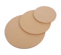 Gadpiparty Set 3 Pezzi Stampi in Legno per Ceramica 15-25 Cm, Basi Rotonde per Formatura di Ciotole e Sculture in Argilla, Strumenti per Ceramisti Principianti e Professionisti