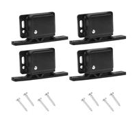 Gadpiparty Set 4 Serrature a Pulsante per Armadietti Camper Chiusure Laterali Robuste con Viti Compatibili per Porte e Cassetti Mobili Rv Roulotte e Camper Design Compatto e Facile da