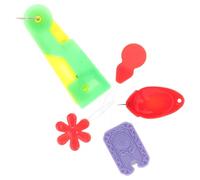 Gadpiparty Set 5 Pezzi Infila Ago da Cucito in Plastica, Inseritore di Aghi Multifunzione Guida Filo per Lavori di Cucito a Mano e Artigianato, Strumenti per Ricamo per Colore Casuale