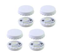 Gadpiparty Set 8 Pezzi Magneti Apribottiglie Forma Bottle Caps in Plastico e Acciaio Inossidabile, Multifunzionale per Casa e Ufficio, Decori Frigorifero e Fissaggio Foto Messaggi