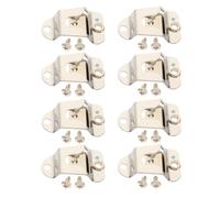 Gadpiparty Set 8 Supporti Clip Microfono in Metallo per Radio Cb e Veicoli, Ganci Portamicrofono Stabili e Compatibili per Uso Automobilistico e Professionale