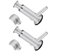 Gadpiparty Set Da 2 Set di Strumenti e Base Stabile 2 in 1 Design Verticale in Acciaio Inossidabile e Pp per Insaccati e Polpette Compatibile Uso Esterno e Piccole Attività