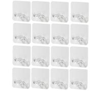 Gadpiparty Set da 30 Ganci Adesivi da Parete Trasparenti per Spine Ganci a Spina Multifunzionali Piccoli e Leggeri Facili da Incollare senza Danni per Uso Domestico su Ceramica Metallo e