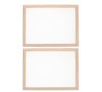 Gadpiparty Set di 2 telai per la realizzazione di carta e mestolo in legno da 25 x 35 cm, per progetti fai da te in carta, officine artistiche e scolastiche