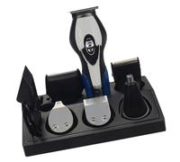 Gadpiparty Set Tagliacapelli Uomo Multi-funzione con Rasoio Elettrico, Rifinitore Naso, Ricarica Usb, Lama Abs e Batteria Integrata per Cura Personale Completa