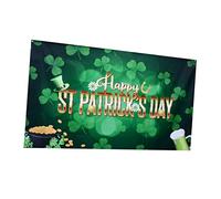 Gadpiparty Sfondo Fotografico per Festival Sospeso Decorazioni per Il di San Patrizio Accessori per Feste a Tema Irlandese Trifoglio Accessori per Fotografia