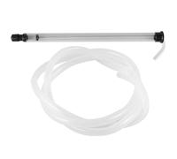 Gadpiparty Sifone 125cm Vino e Tubo Automatico Trasparente per Nero Plastica in da Trasferimento Rapido Facile da Usare, per Uso in Cucina e Vino Fatto in Casa