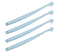 Gadpiparty Spazzolino da Denti per Animali Domestici 4 Pezzi Set con Setole Morbide Testa Arrotondata Micro Testina per Cani Piccoli Gatti e Pulizia Quotidiana Tartaro Placca