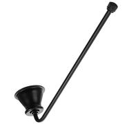 Gadpiparty Spegni Candela in Metallo Nero con Manico Lungo Strumento Riutilizzabile per Estinzione Sicura di Candele Profumate Tea Light e Aromaterapia Accessorio Casa e Campeggio