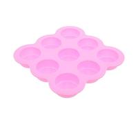Gadpiparty Stampo Cilindrico in Silicone a 9 Fori per Cupcake e Brownie, Teglia per Friggitrice ad Aria e Forno, Adatto per Dolci, Sapone e Caramelle