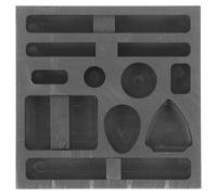 Gadpiparty Stampo in Grafite per Fusione Metalli Resistenza agli Urti e Forma Creativa, Adatto per Leghe ad Alta Temperatura e Analisi di Fusione