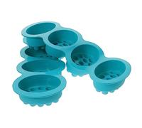 Gadpiparty Stampo per Sapone Colore Blu in Silicone 2 Pezzi Facile da Sformare per Sapone Fatto a Mano per Crafting e Candela Profumata