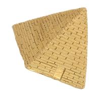 Gadpiparty Statuetta Piramidale Egizia in Resina Dorata, Mini Scultura Antica Decorativa per Casa e Ufficio, Souvenir Storico per Appassionati della Cultura Egizia