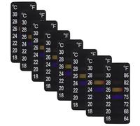 Gadpiparty Strisce Adesive Termometro per la Fermentazione 8 Pezzi 18-30°C Termometro Adesivo Riutilizzabile per Vino e Birra Monitoraggio Temperatura per Appassionati di Fermentazione