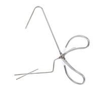 Gadpiparty Strumenti in Ceramica Glaze Pinties vetri pinze per smaltatura Ceramica Pinza Cucina Pinze di glassa di Ceramica Clip di glassa di Argilla in Ceramica Acciaio Inossidabile Argento